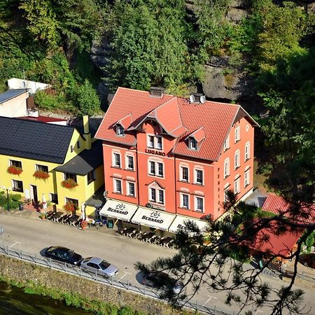 Pension-Restaurace Lugano Hřensko Extérieur photo