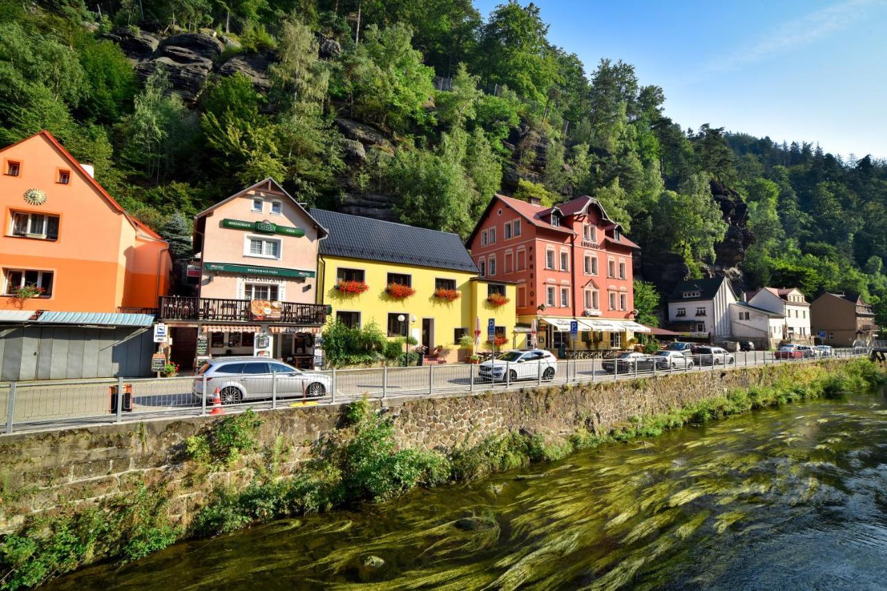Pension-Restaurace Lugano Hřensko Extérieur photo