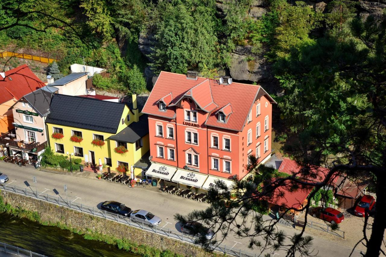 Pension-Restaurace Lugano Hřensko Extérieur photo