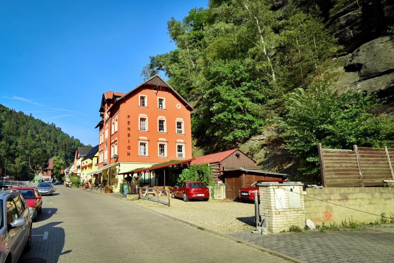 Pension-Restaurace Lugano Hřensko Extérieur photo
